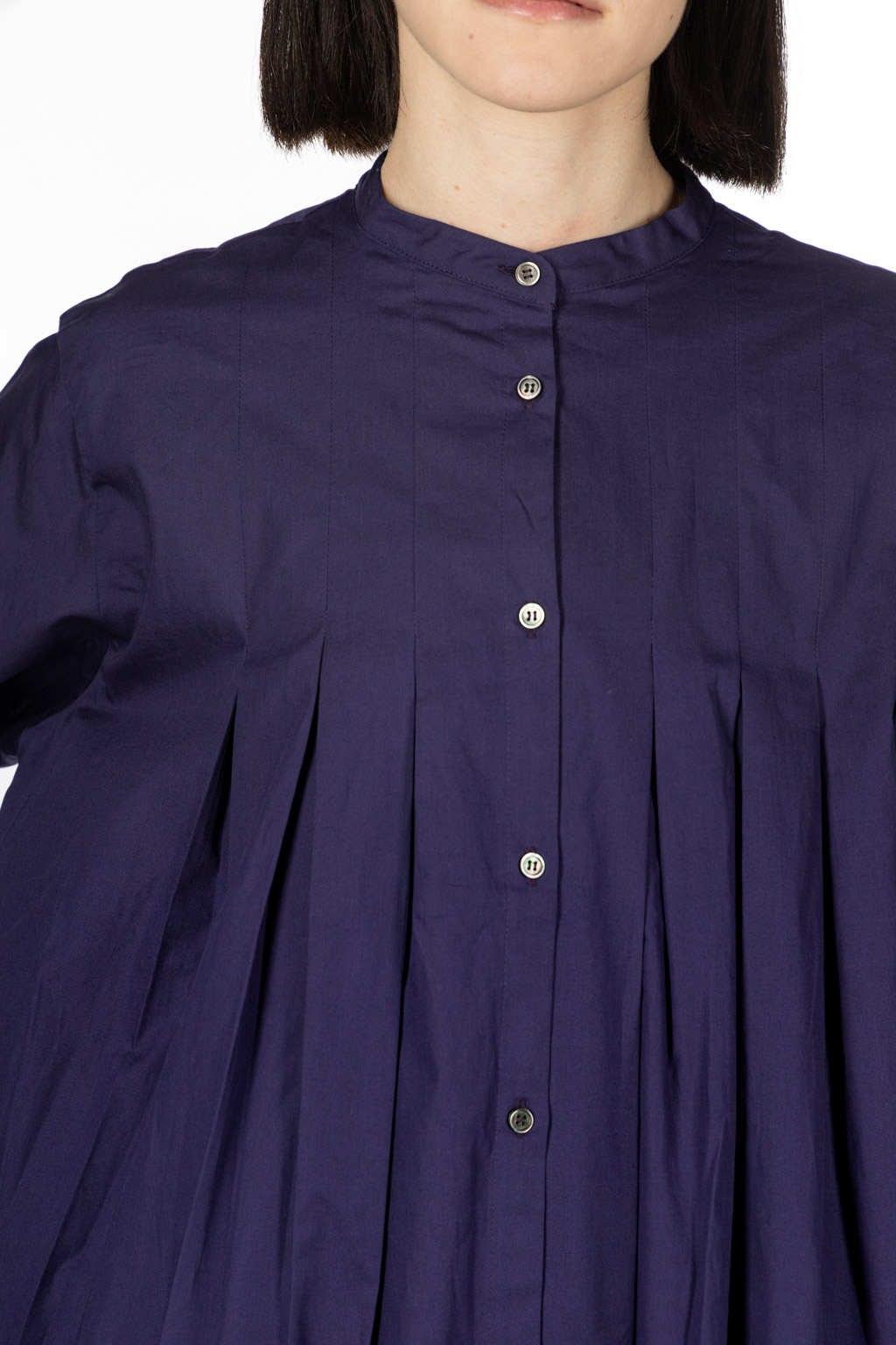 Nachukara - Cotton Broadcloth Tuck Dress