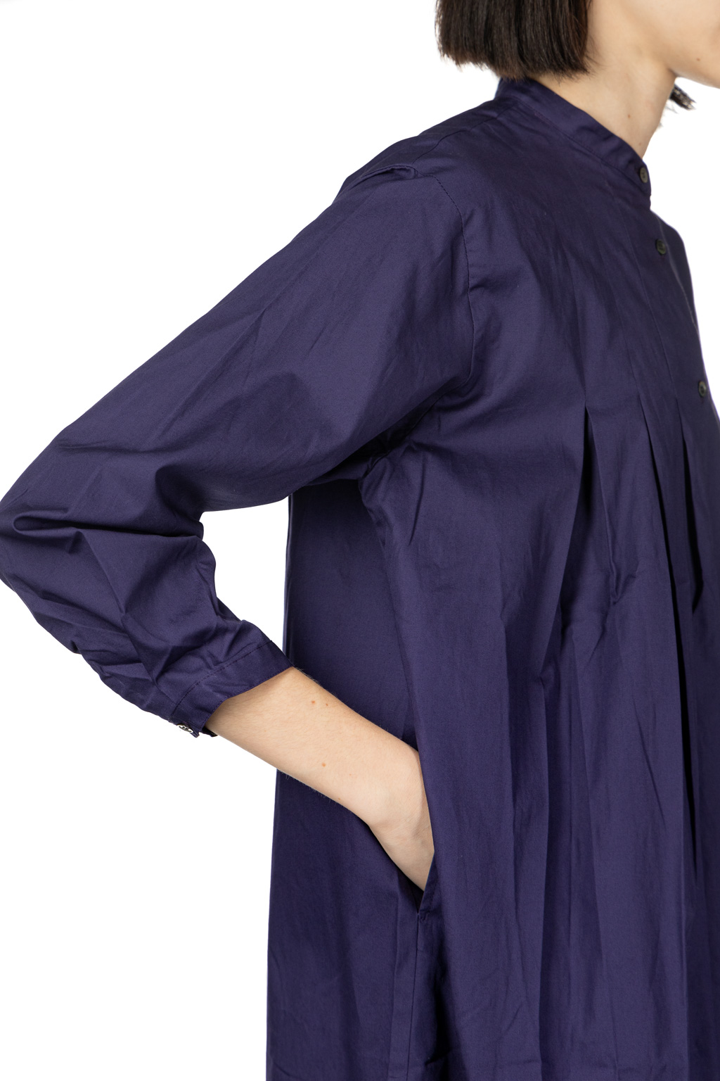 Nachukara - Cotton Broadcloth Tuck Dress