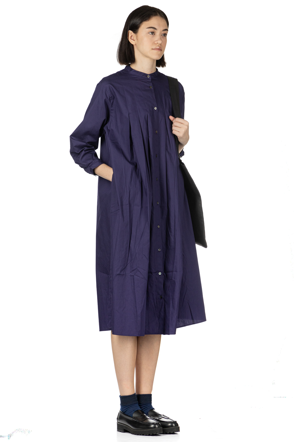 Nachukara - Cotton Broadcloth Tuck Dress