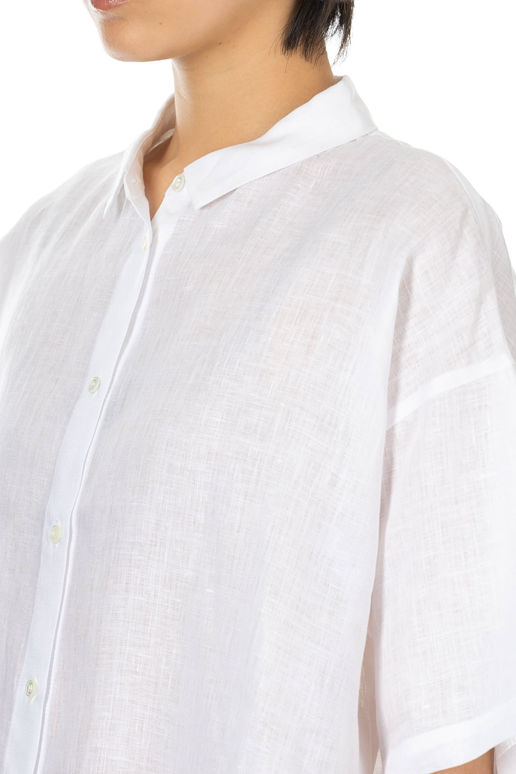 Nachukara - Linen Poplin Shirt - Citrus Yellow