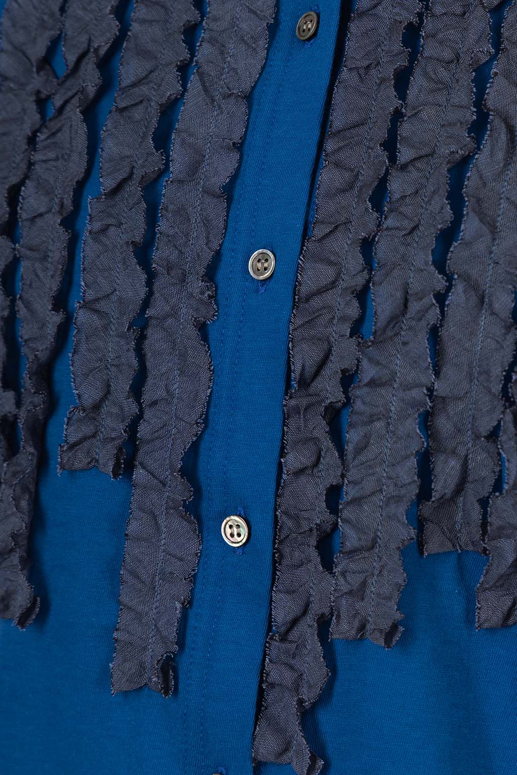 Nachukara - Natural Jersey Frilled Cardigan
