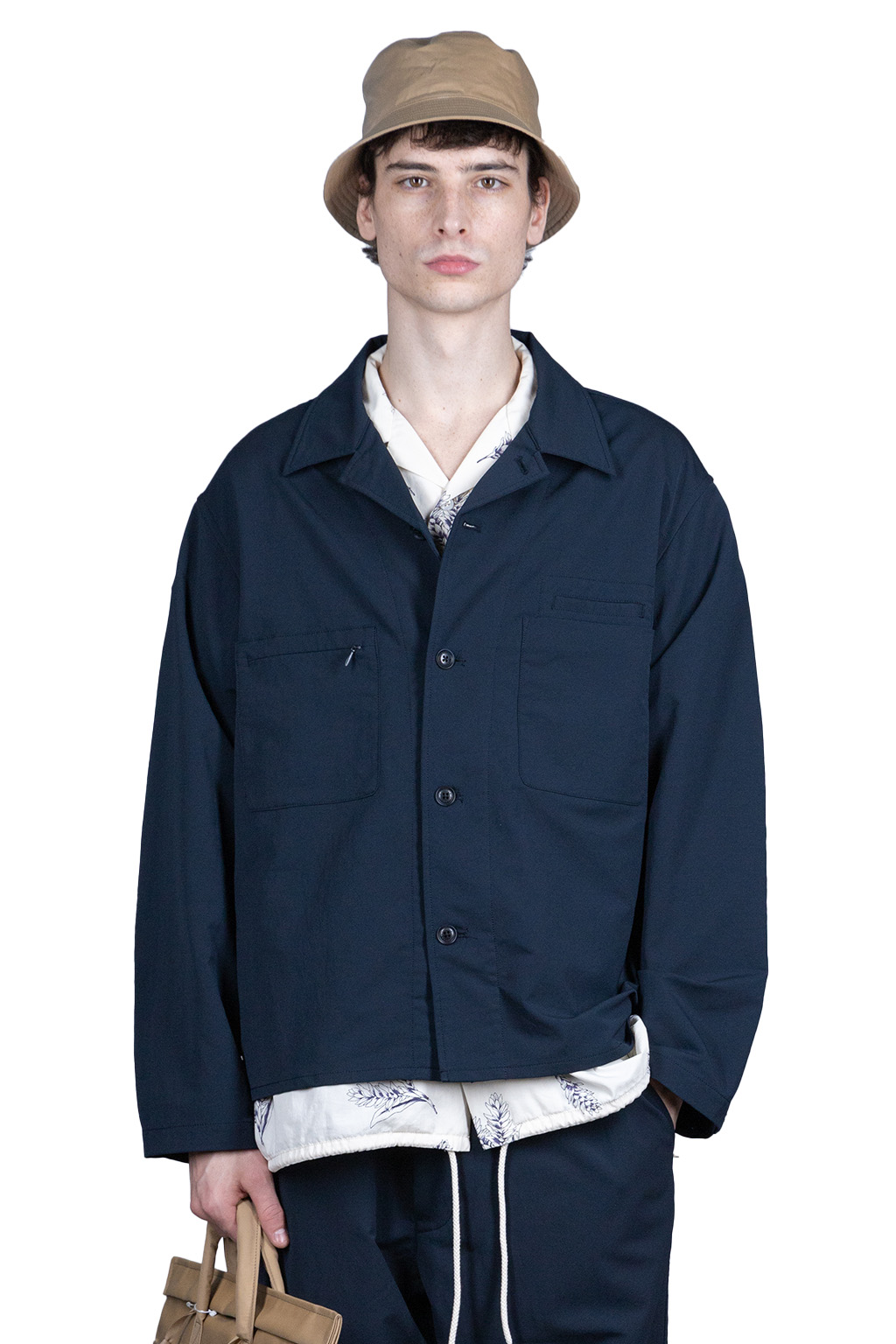 BlueButtonShop - Nanamica - Nanamica-ALPHADRY-Shirt-Jacket-Navy