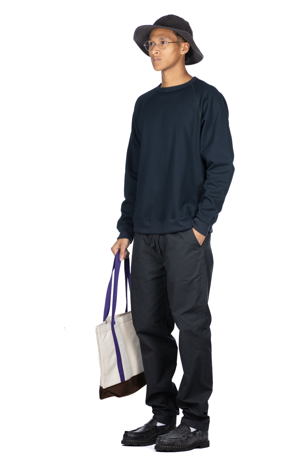 Nanamica (NAN) - Crew Neck Sweatshirt - Dark Navy
