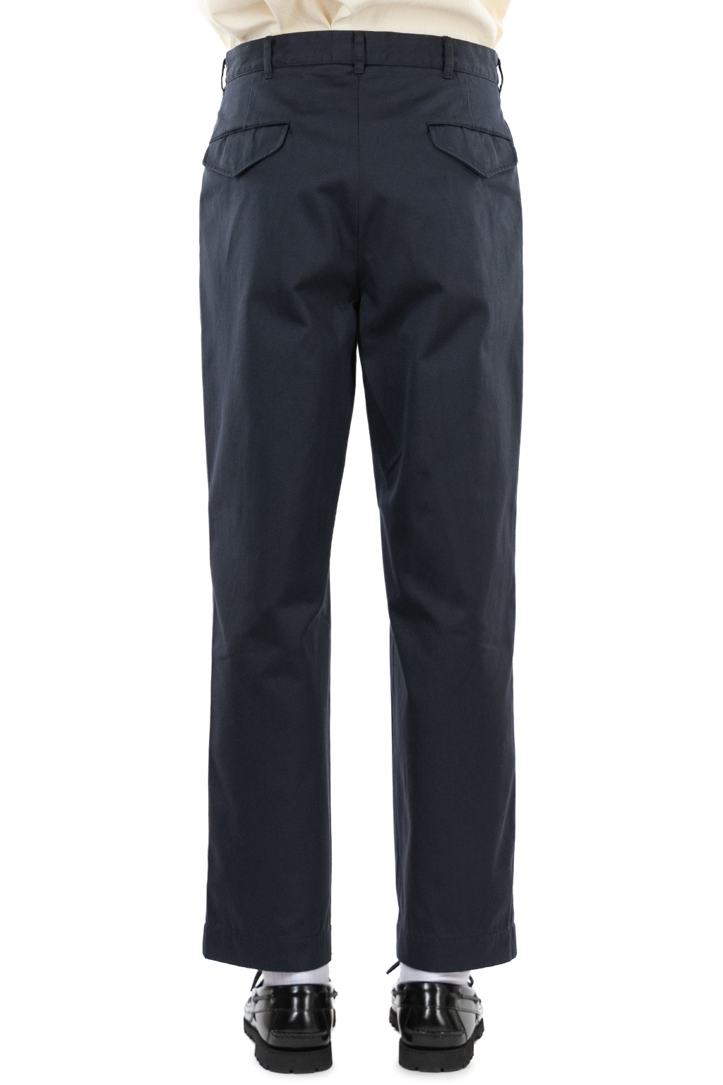 Nanamica (NAN) - Double Pleated Chino Pants - Navy