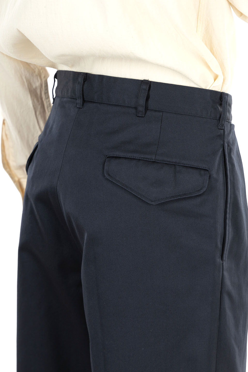 Nanamica (NAN) - Double Pleated Chino Pants - Navy