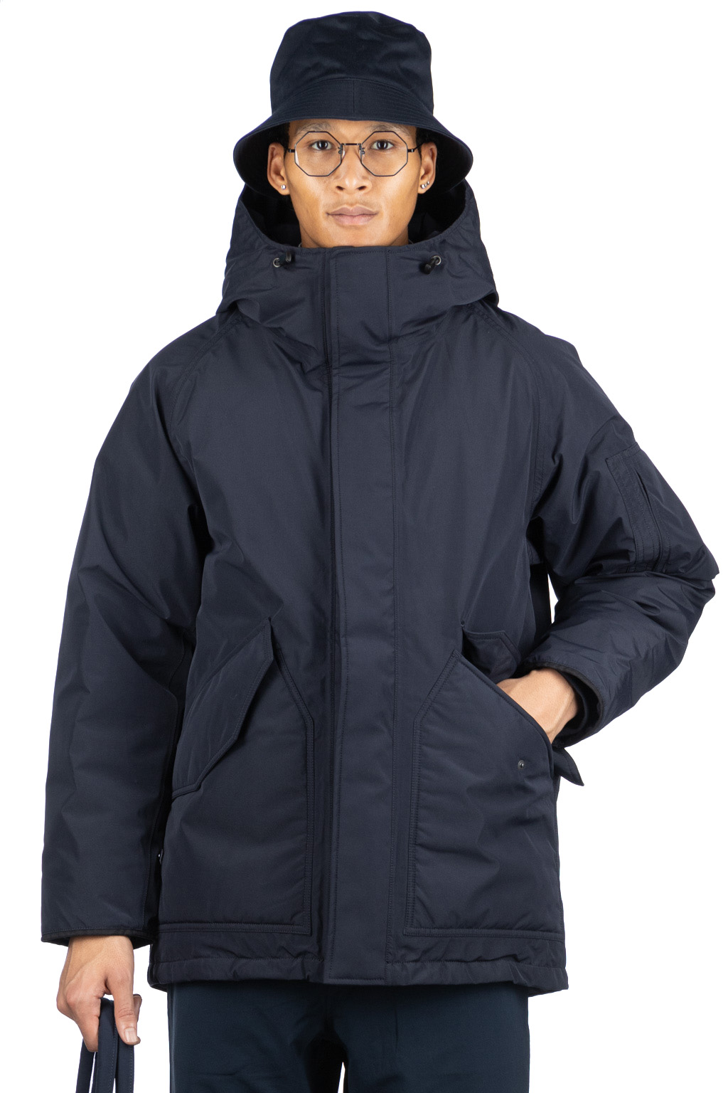 Nanamica (NAN) | GORE-TEX Down Coat - Navy | Men | Blue Button Shop