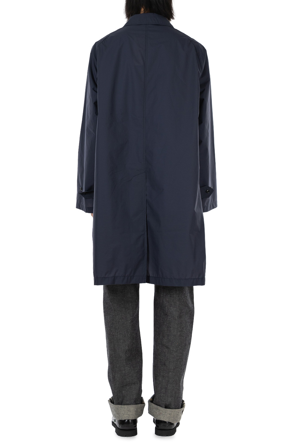 Nanamica (NAN) - Packable Balmacaan Coat - Dark Navy
