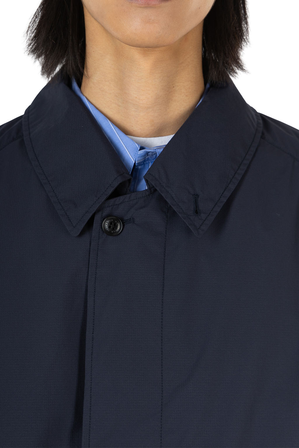 Nanamica (NAN) - Packable Balmacaan Coat - Dark Navy