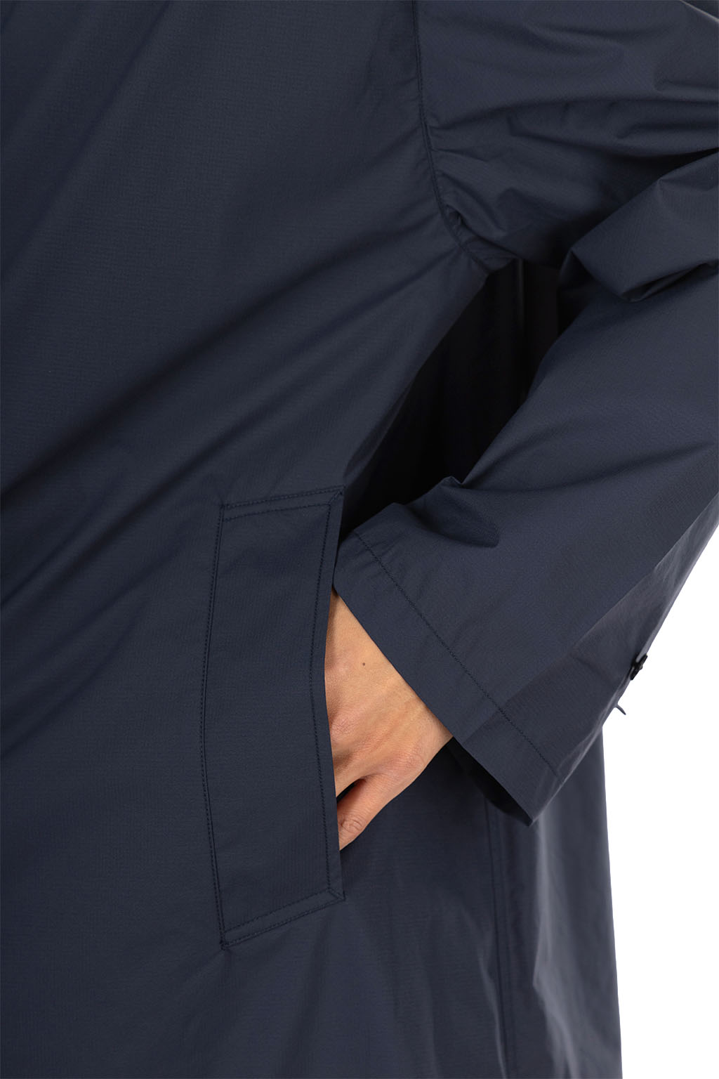 Nanamica (NAN) - Packable Balmacaan Coat - Dark Navy