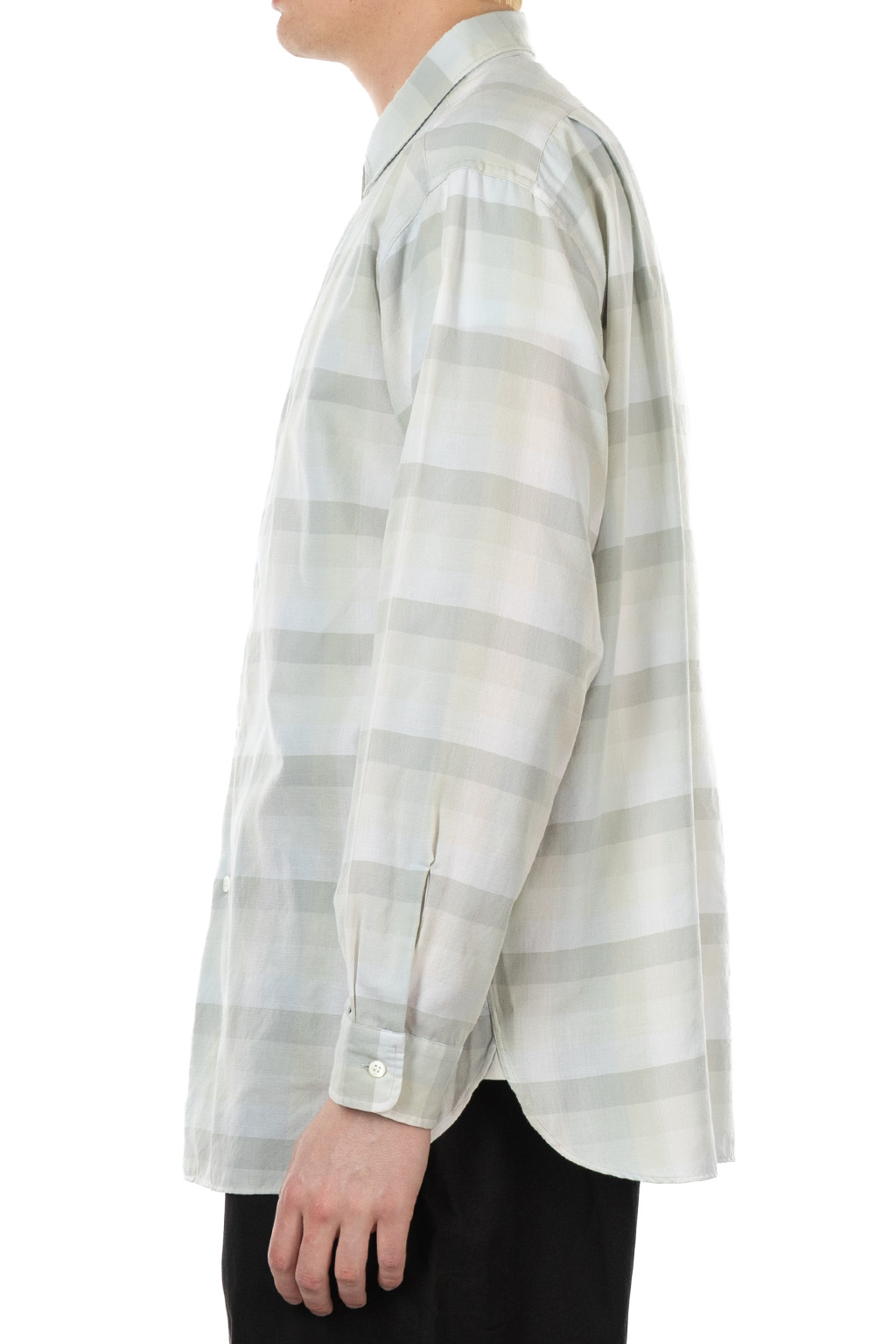 Nanamica (NAN) - Regular Collar Wind Shirt - Light Khaki