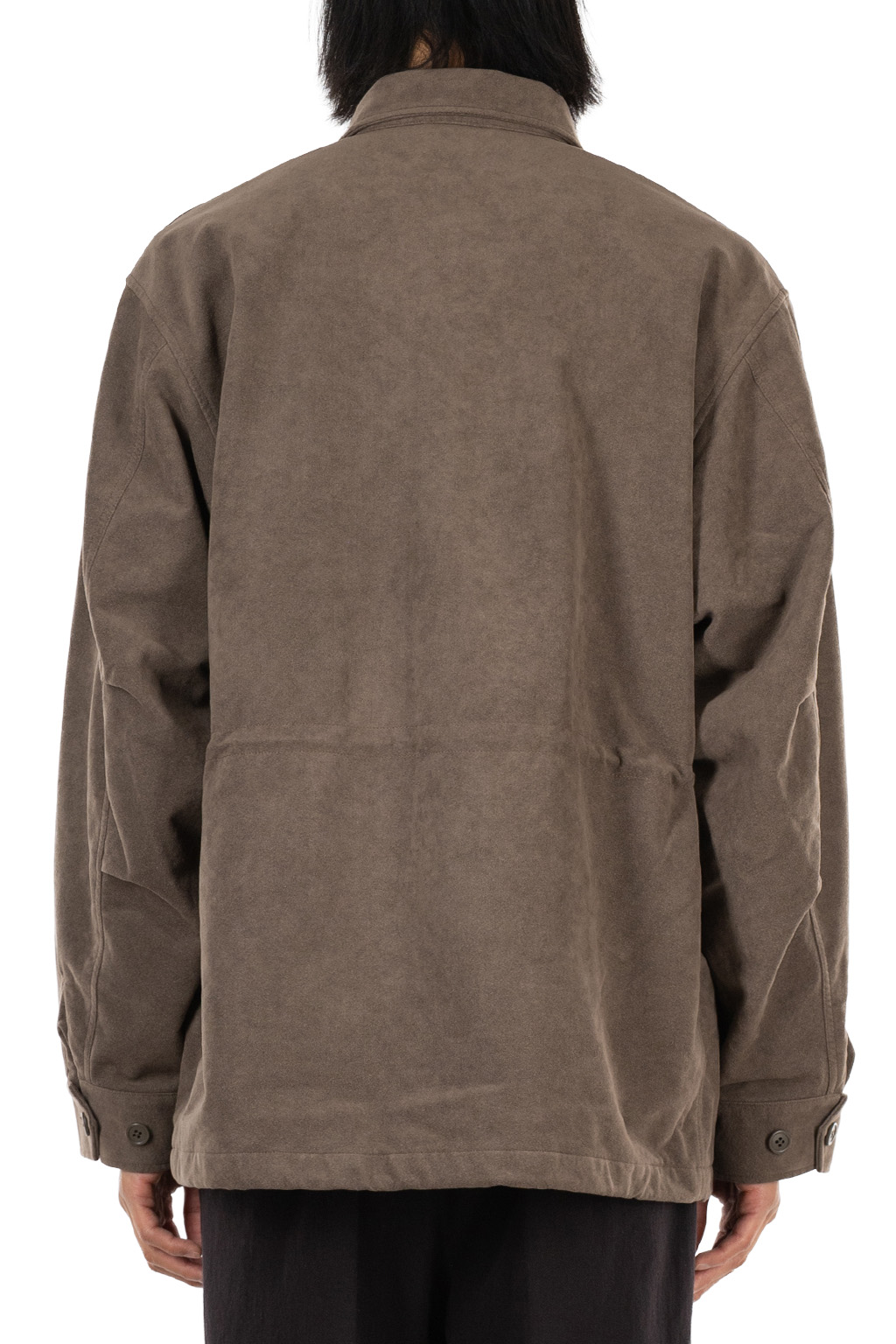 Nanamica (NAN) - Synthetic Leather Field Jacket - Brown