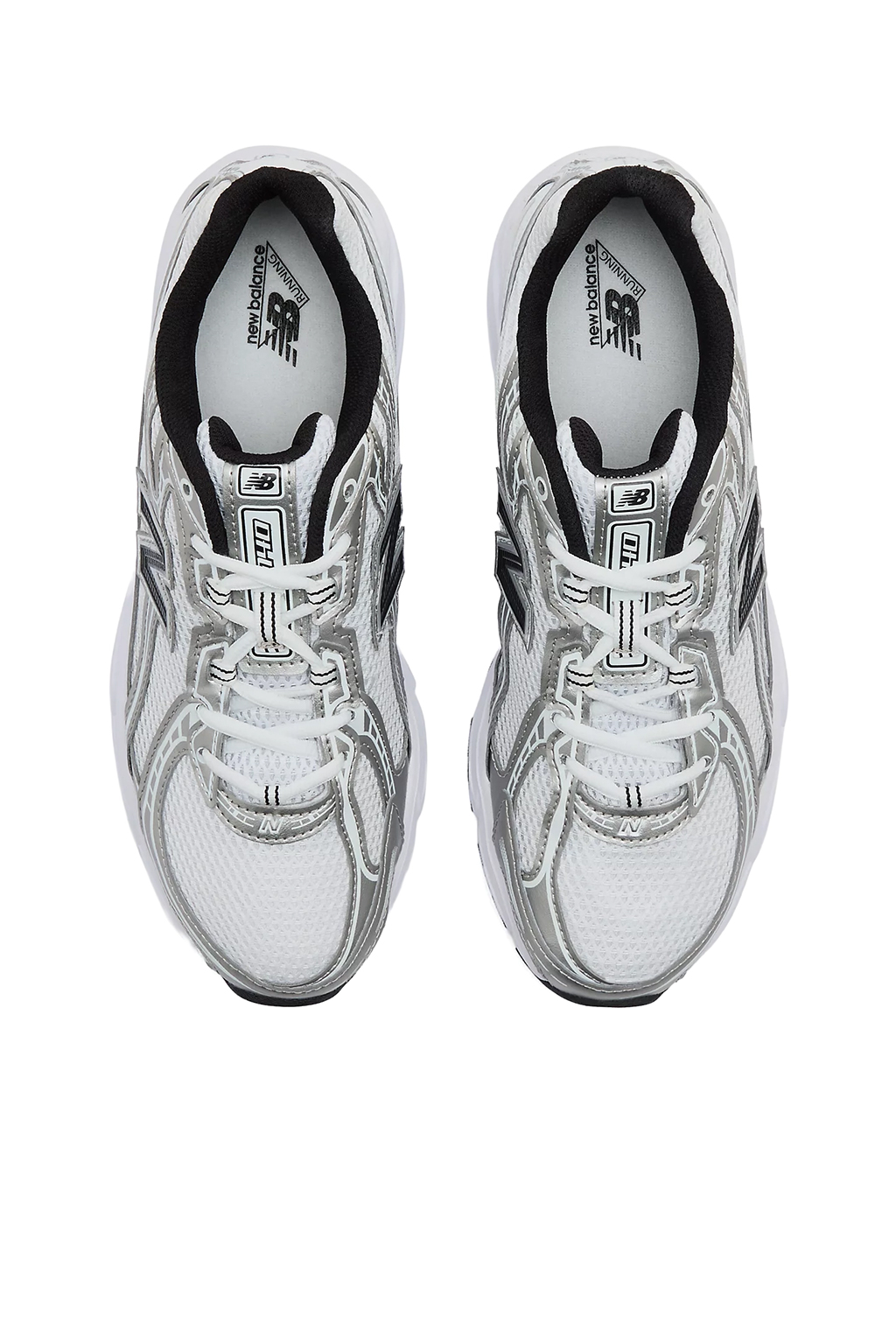 New Balance - U740NW2  - White with Metallic Silver And Balck