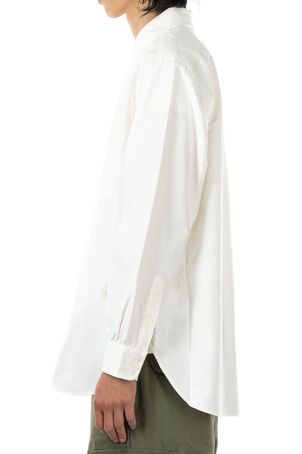 Nigel Cabourn - British Officers Shirt - Type 2 OX - 100-WHT