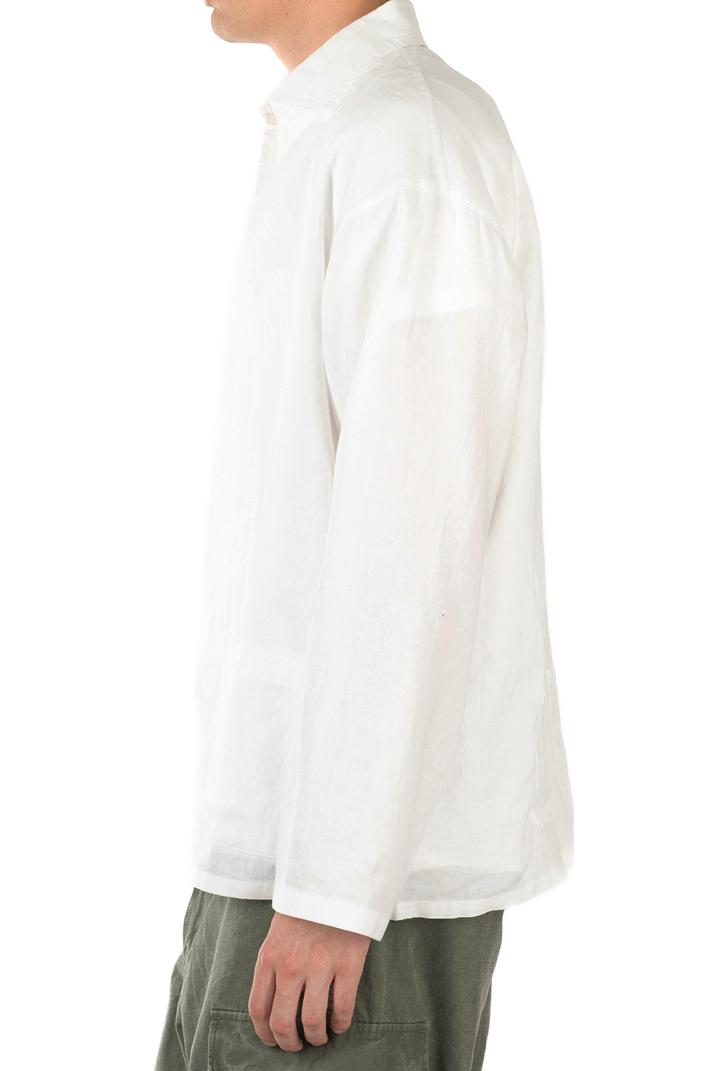 Nigel Cabourn - French Pullover Shirt - Hemp - Off White