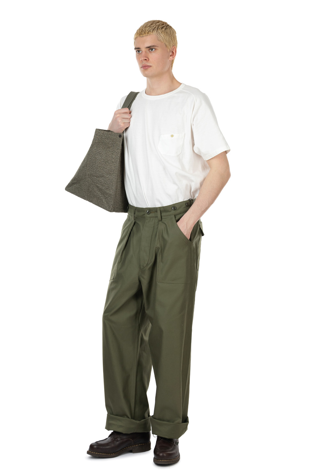 Nigel Cabourn - Mechanic Pant - Mix - Dark Green