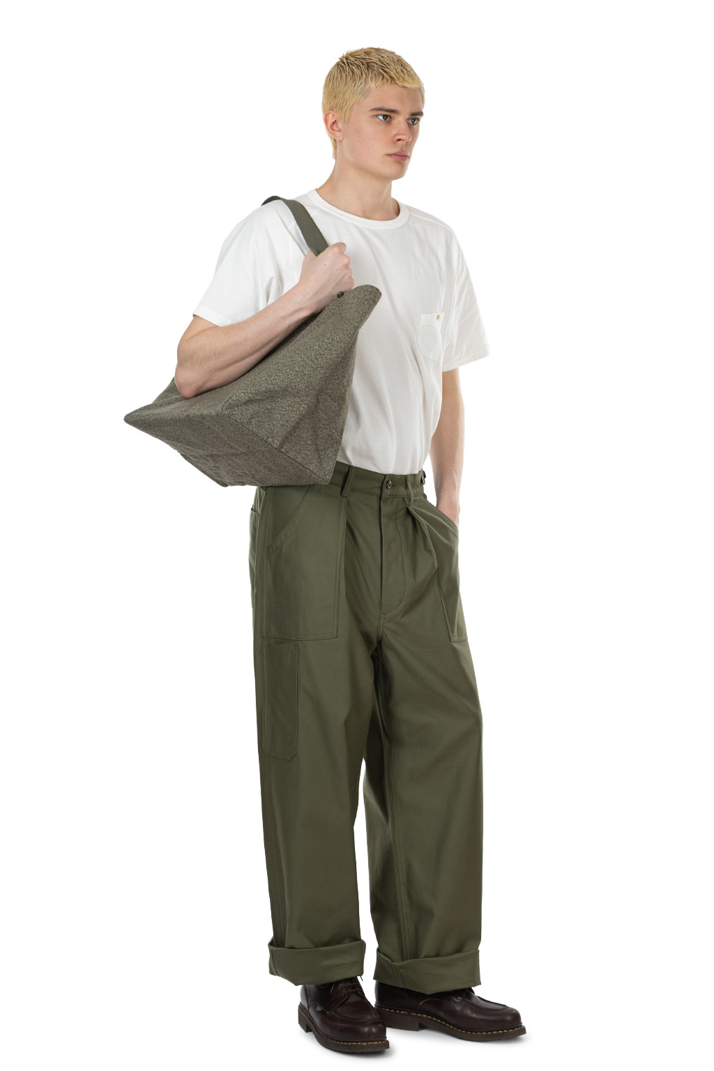 Nigel Cabourn - Mechanic Pant - Mix - Dark Green