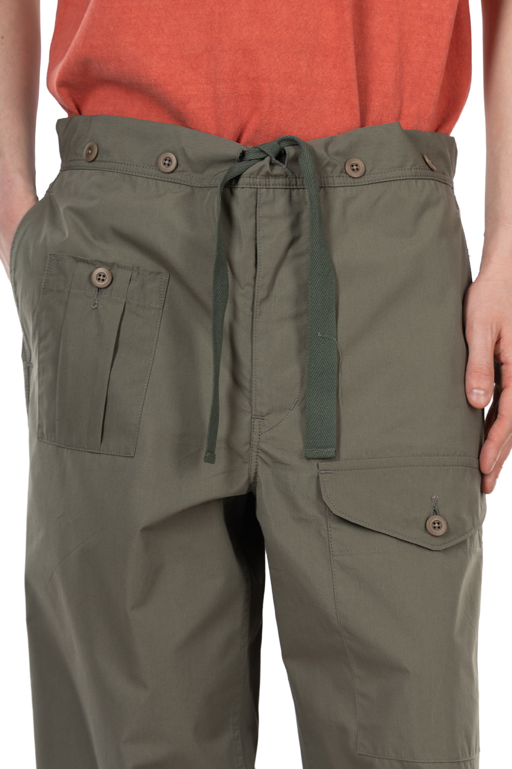 Nigel Cabourn - Paratrooper Pant - Cotton Nylon Weather Cloth - Grey