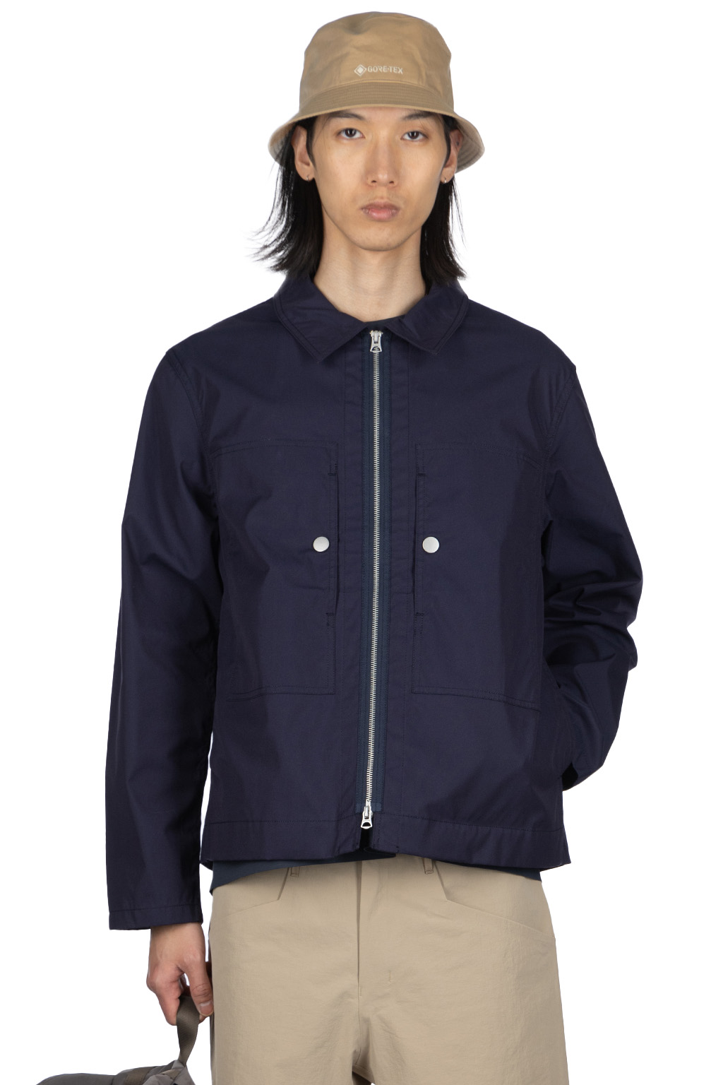 Nigel Cabourn | Zip USMC Shirt Jacket - Navy | Men | Blue Button Shop