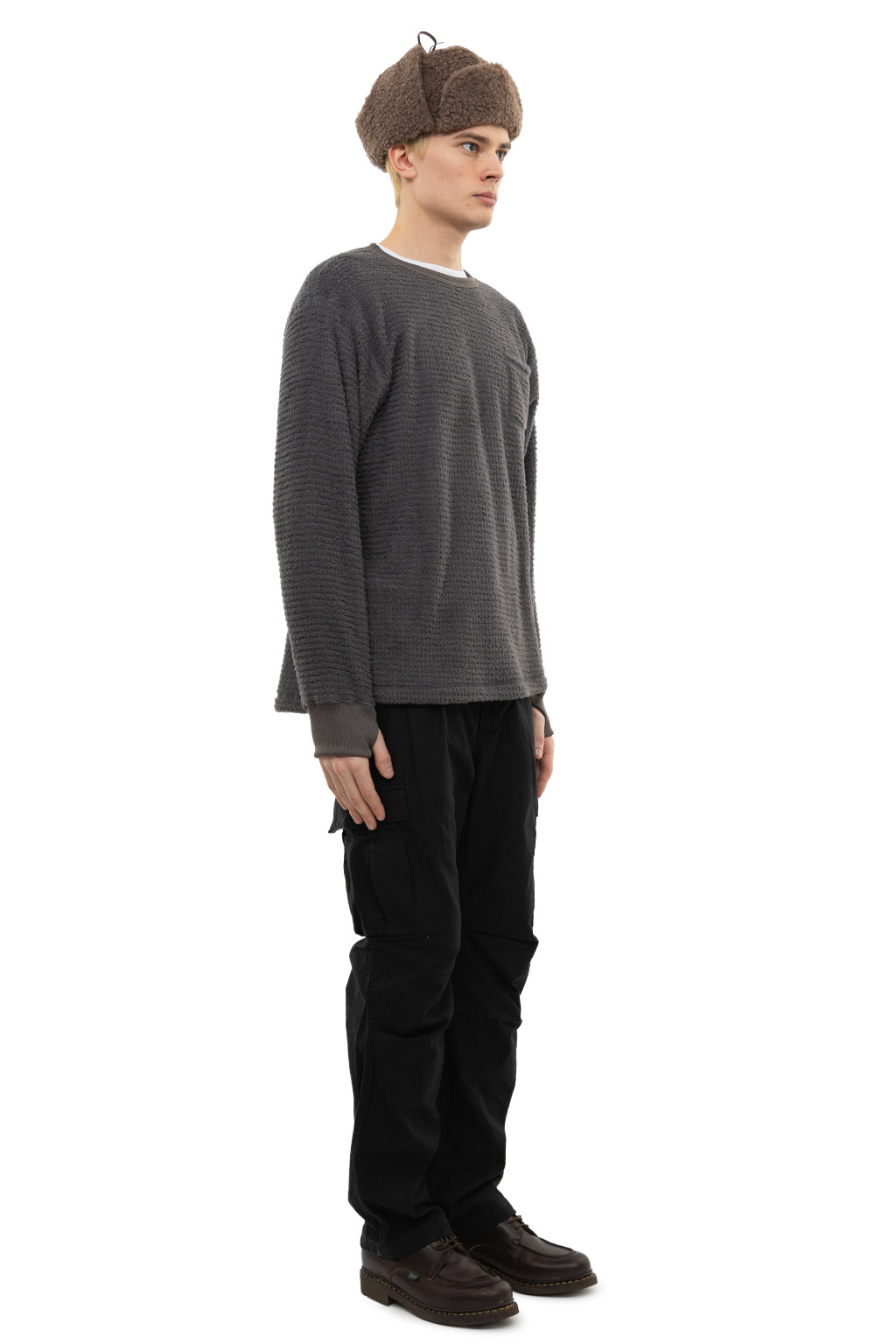 Nonnative - Dweller L/S Tee Polartec Alpha Direct - Grey