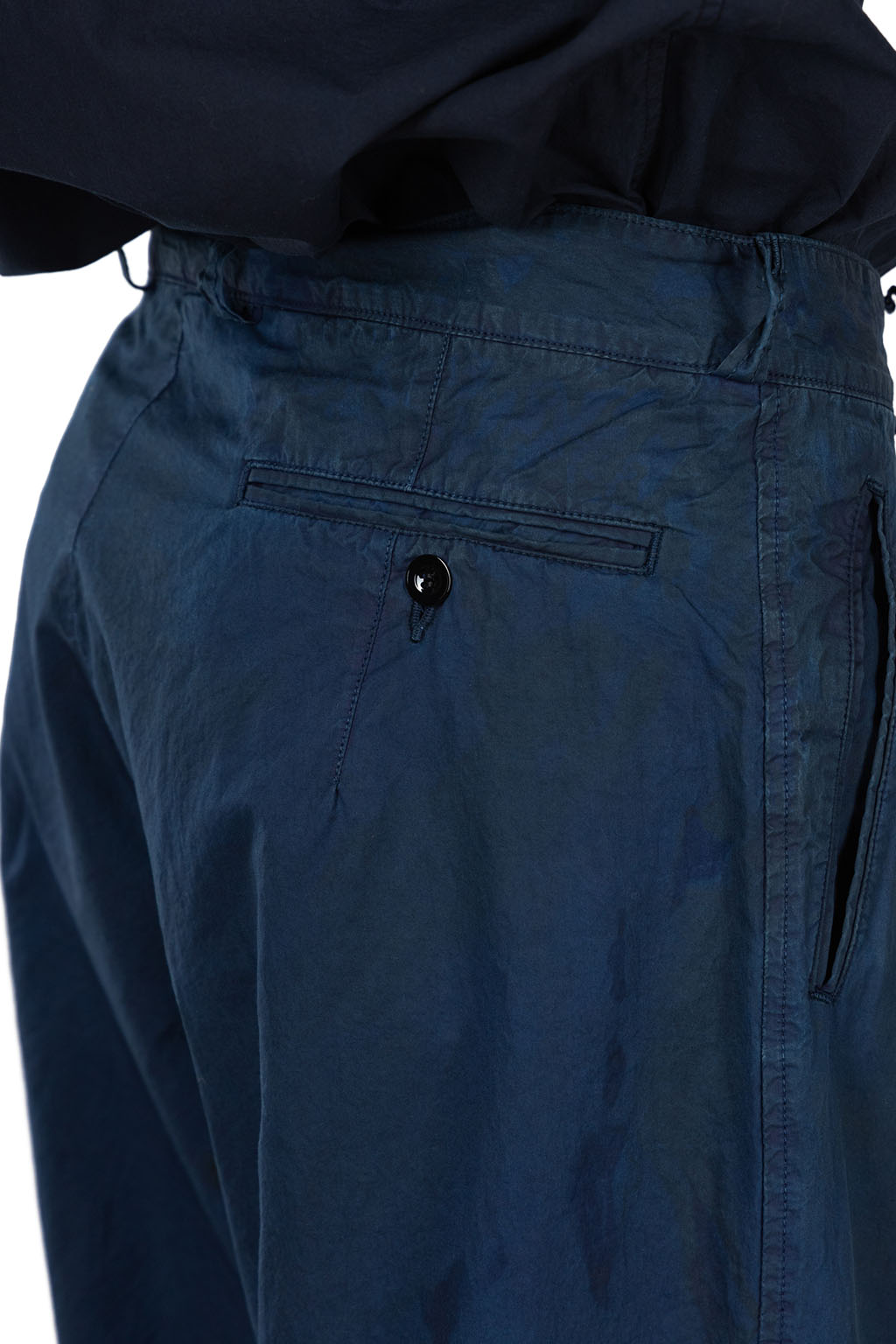 OUTIL - PANTALON MAGLIOC - Black Indigo