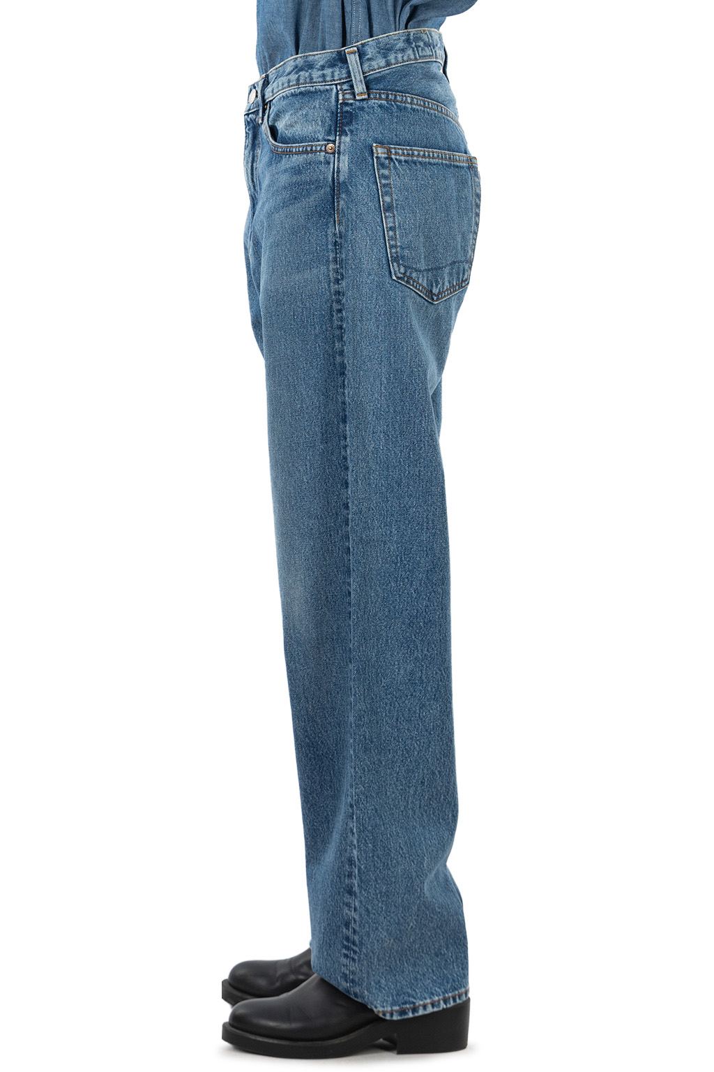 OrSlow - 101 Dad's Fit Denim Pants - Denim Used