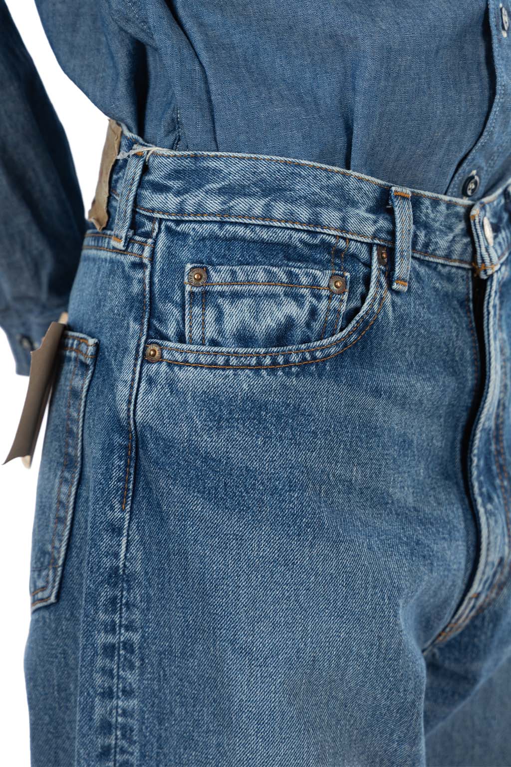 OrSlow - 101 Dad's Fit Denim Pants - Denim Used