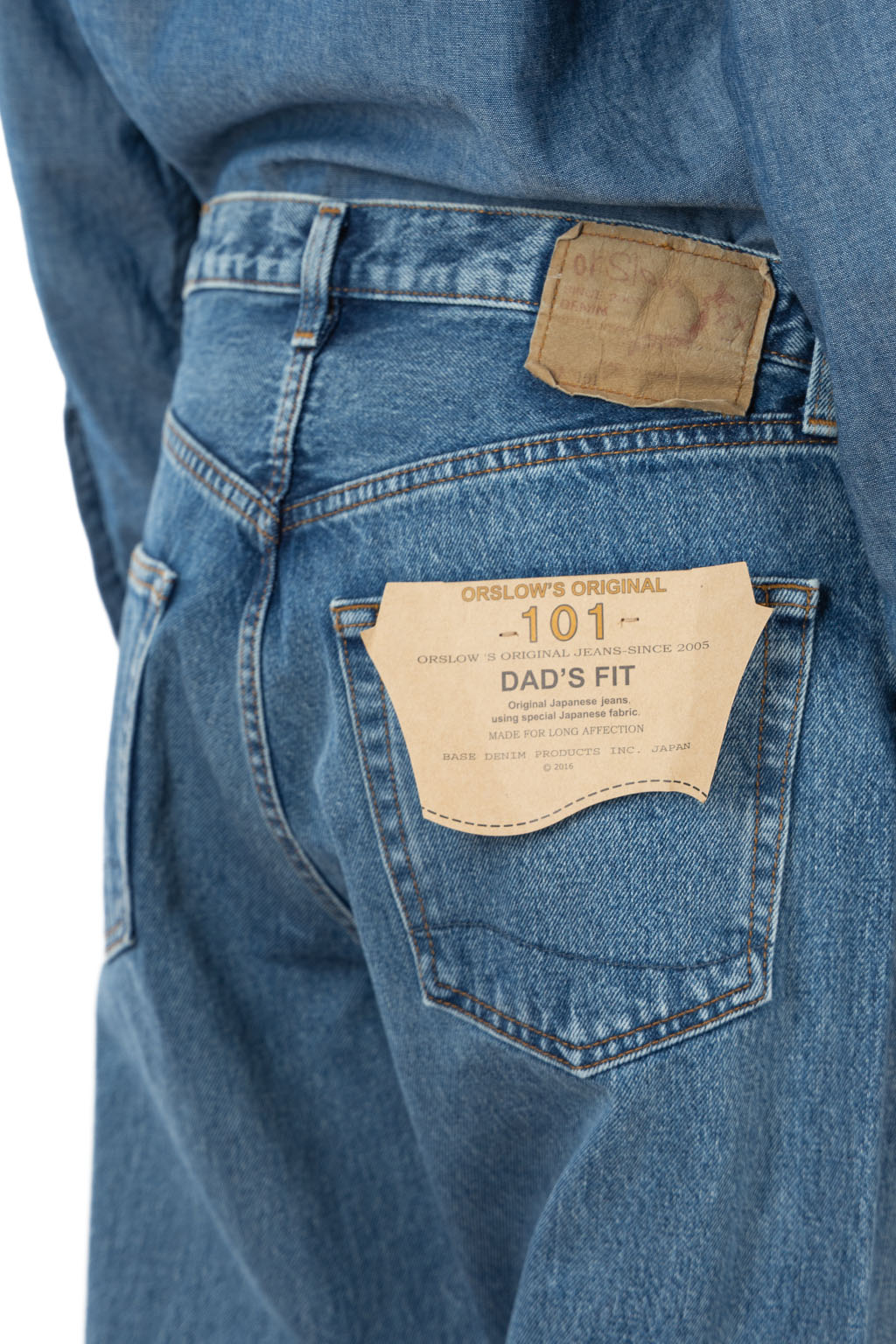 OrSlow - 101 Dad's Fit Denim Pants - Denim Used