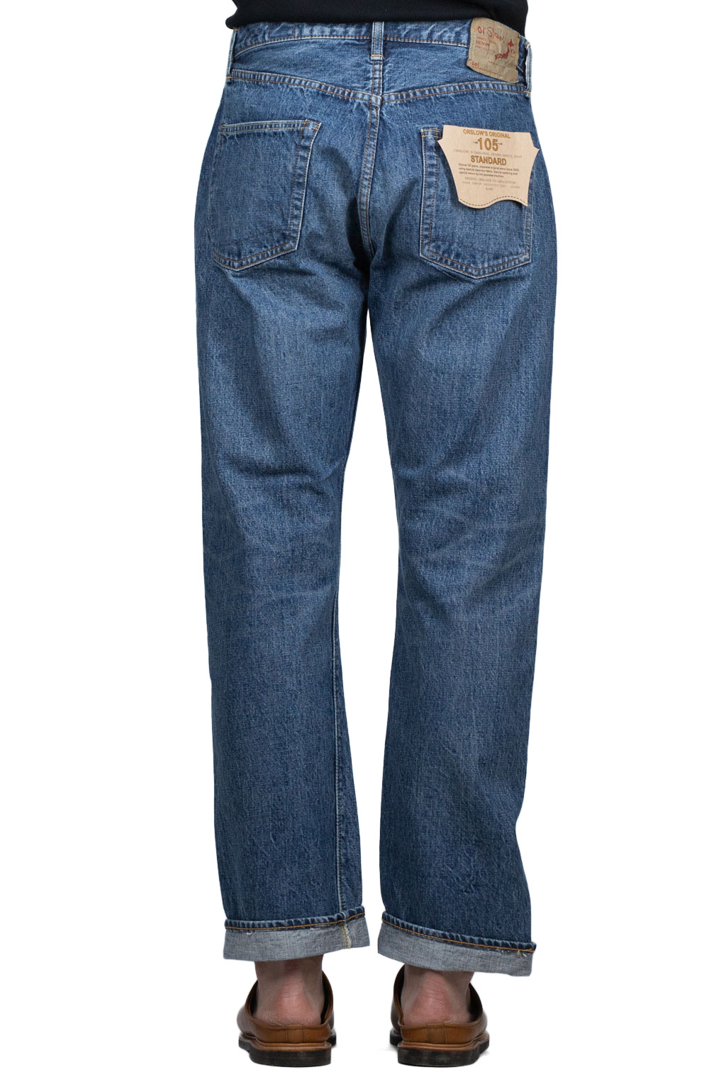 OrSlow 105 Standard Selvedge Denim - 2-Year Wash