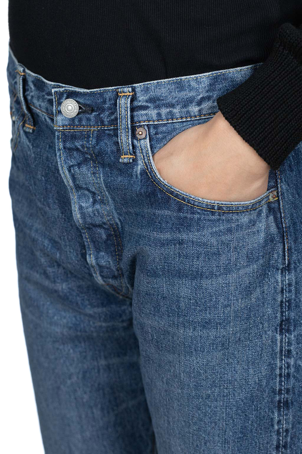 OrSlow 105 Standard Selvedge Denim - 2-Year Wash
