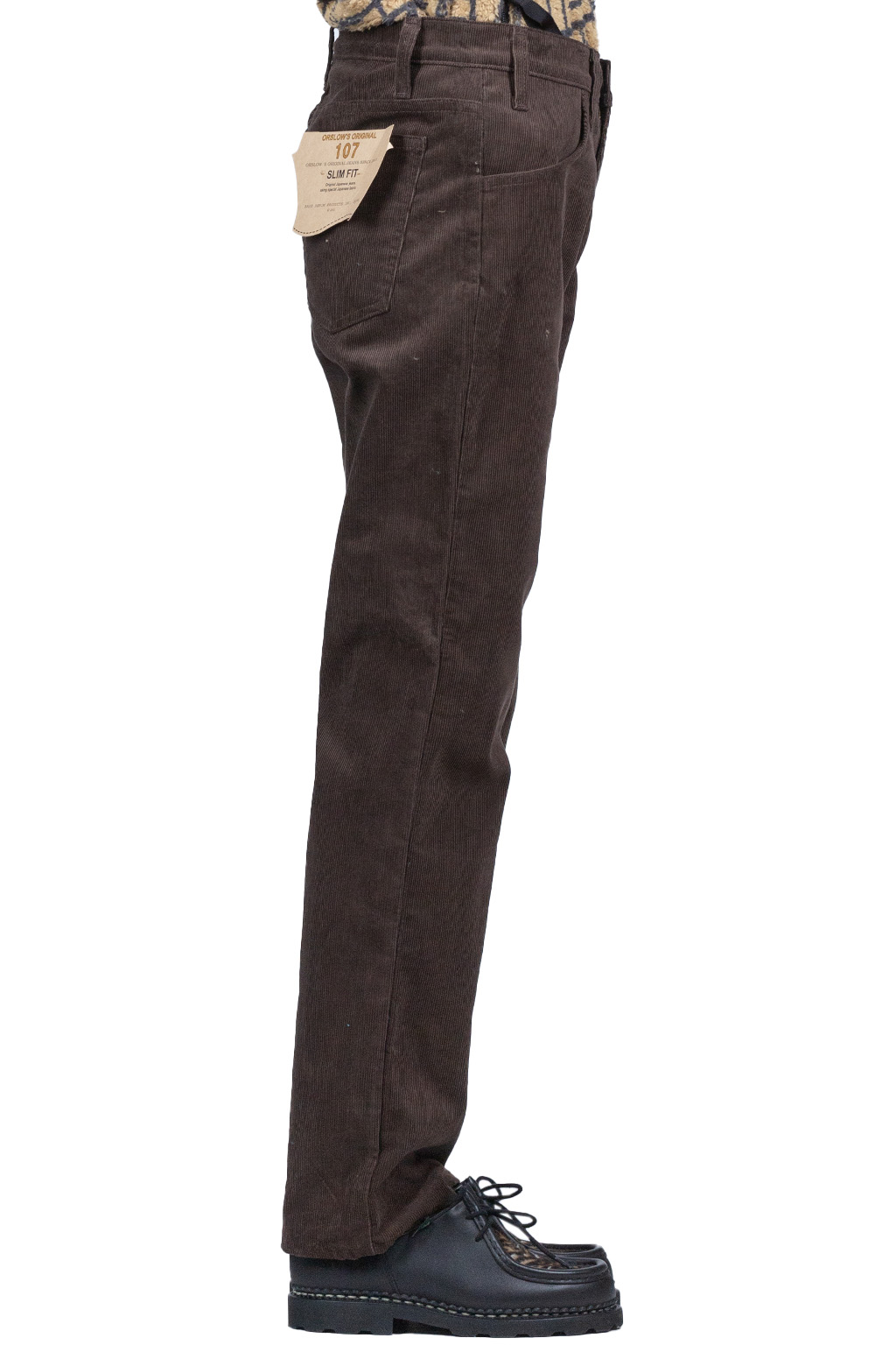 OrSlow 107 Corduroy Ivy Fit - Coffee Brown