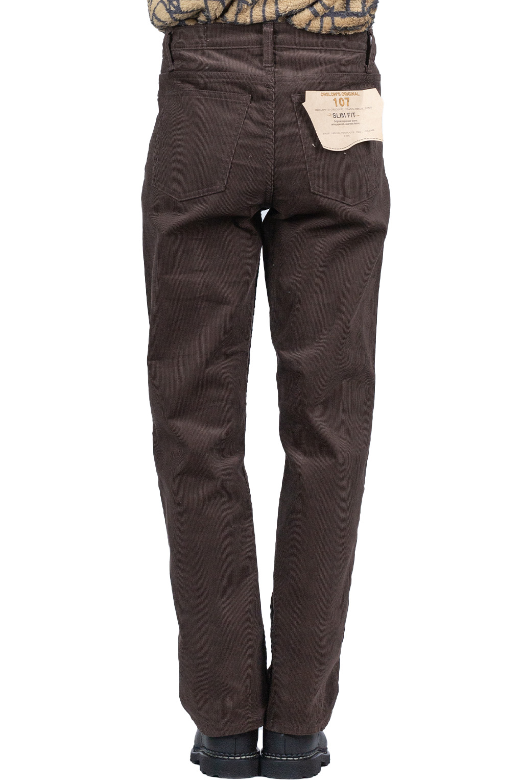 OrSlow 107 Corduroy Ivy Fit - Coffee Brown