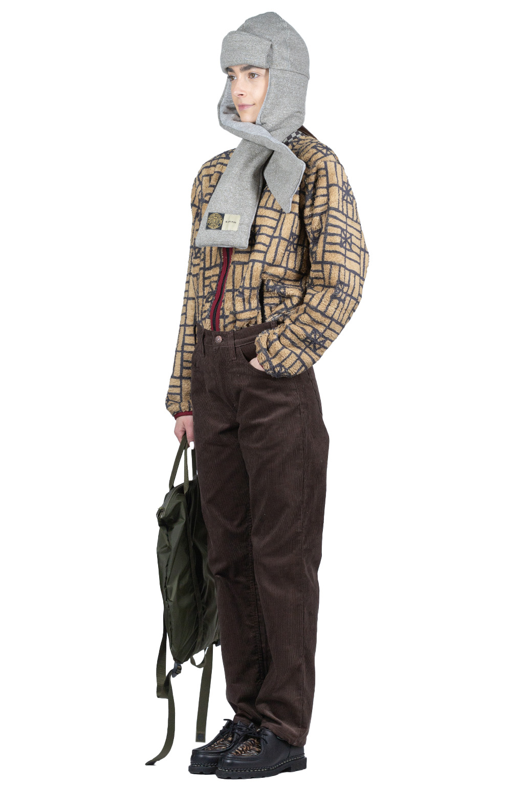 OrSlow 107 Corduroy Ivy Fit - Coffee Brown