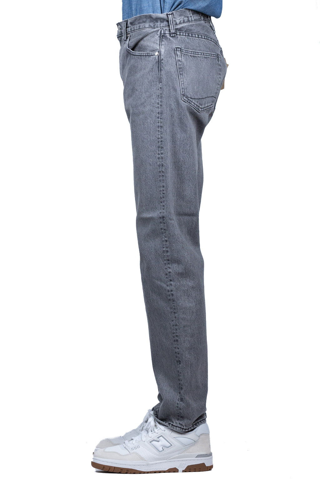 OrSlow 107 Ivy Fit Black Denim Bleach