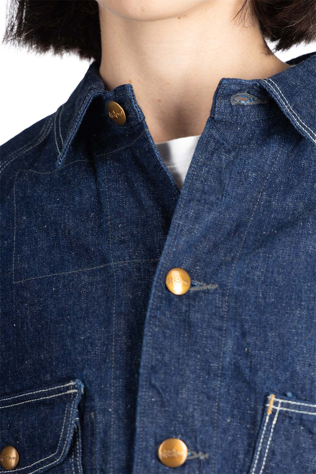 BlueButtonShop - OrSlow - OrSlow-1950-s-Coverall-Jacket-One-Wash