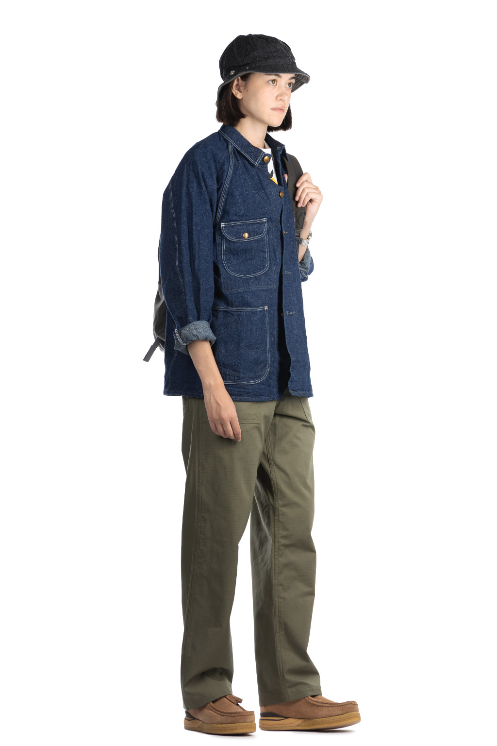希少サイズ０ orSlow 6140 1950’S COVERALLユニセックス orSlow オアスロウ 03-6140 1950'S COVERALL カバーオール