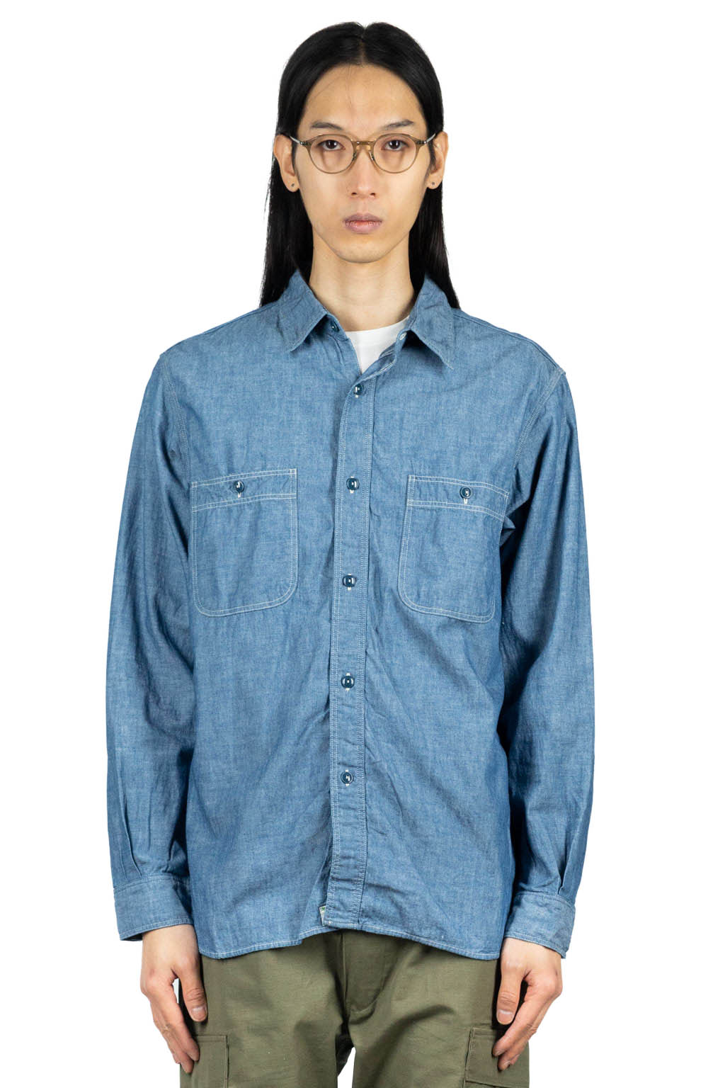 Chambray Utility Shirt