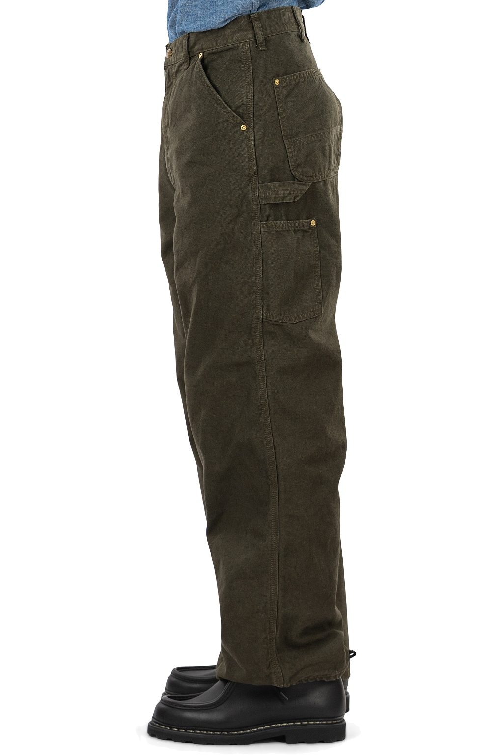 OrSlow - Dad's Fit Oxford Painter Pants - Coffee Brown