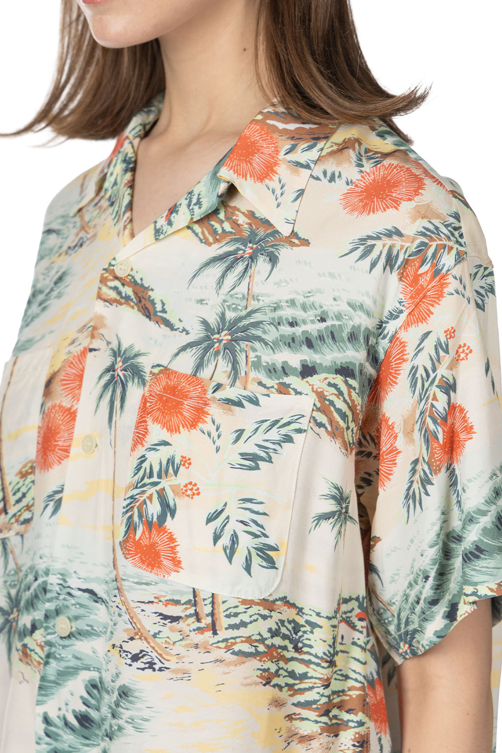 OrSlow - Hawaiian Shirt - Ecru