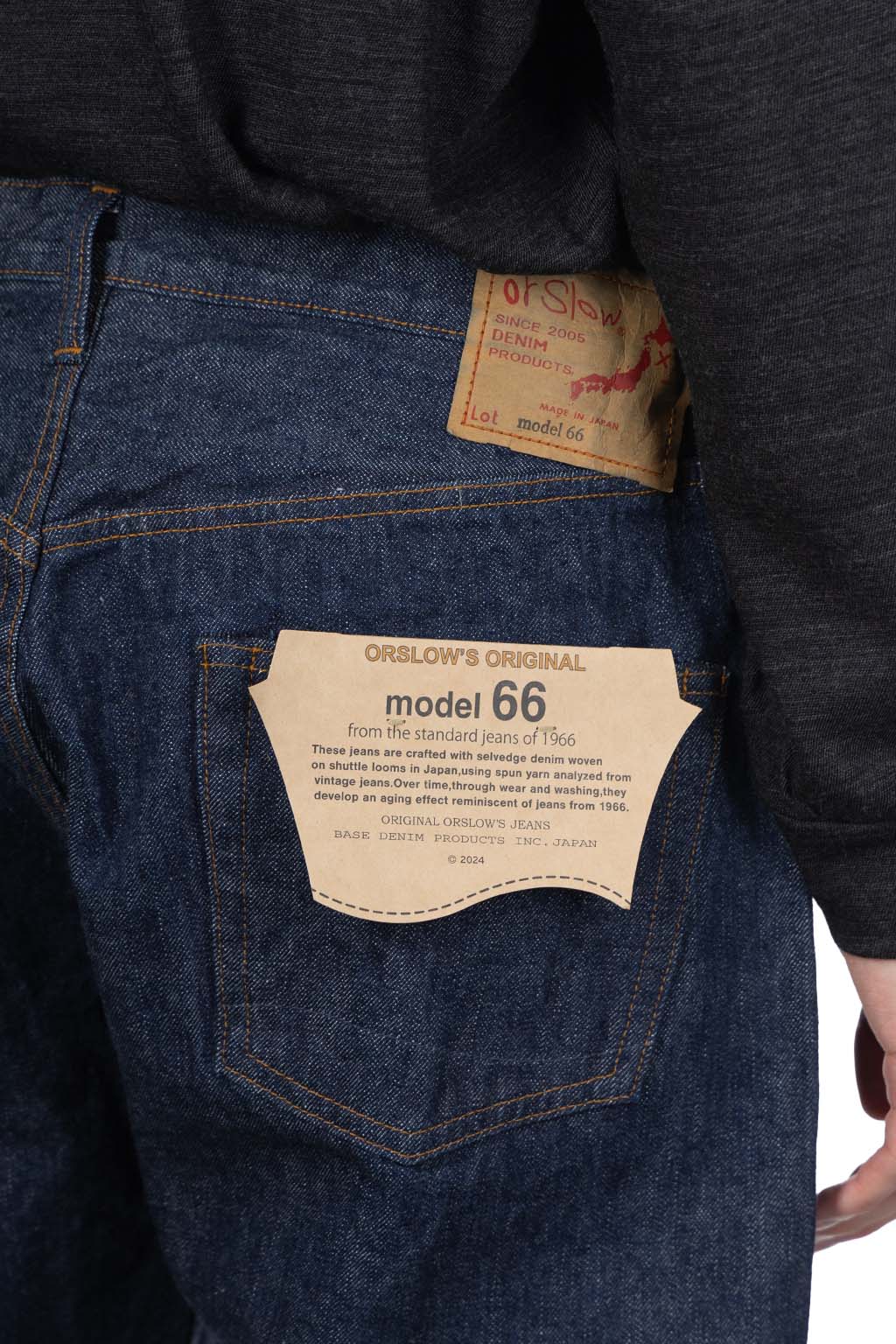 OrSlow - Model 66 1966's Standard Denim Pants - One Wash