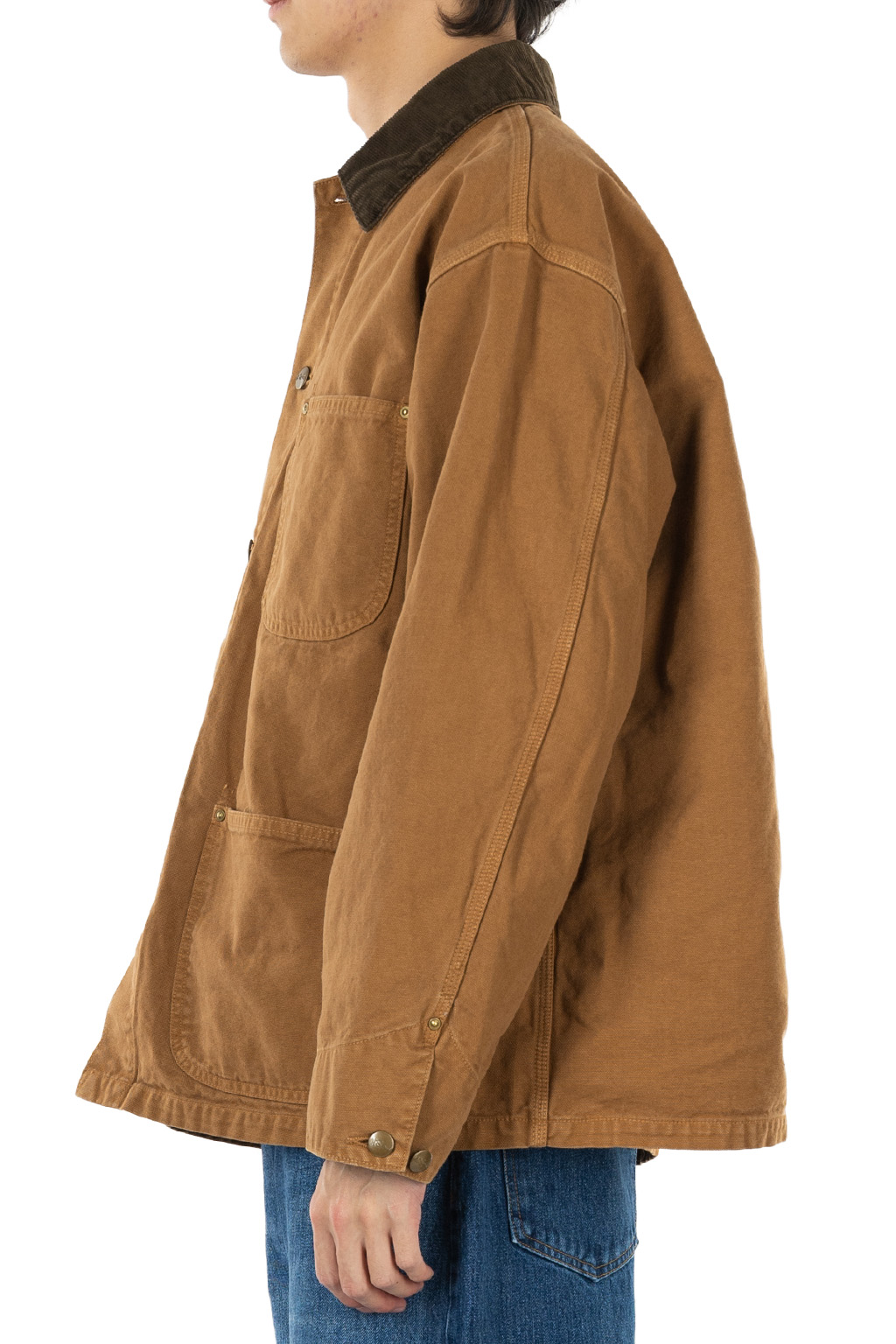 OrSlow - Relaxed Fit Oxford Coverall - Brown
