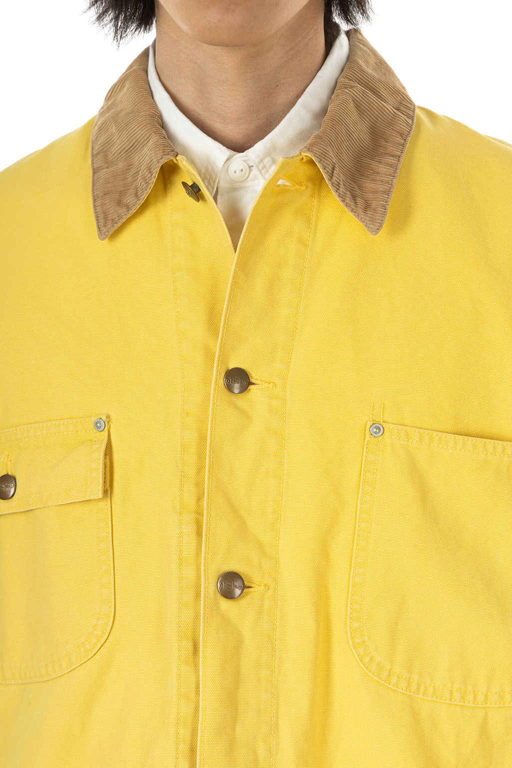 OrSlow - Relaxed Fit Oxford Coverall - Egg