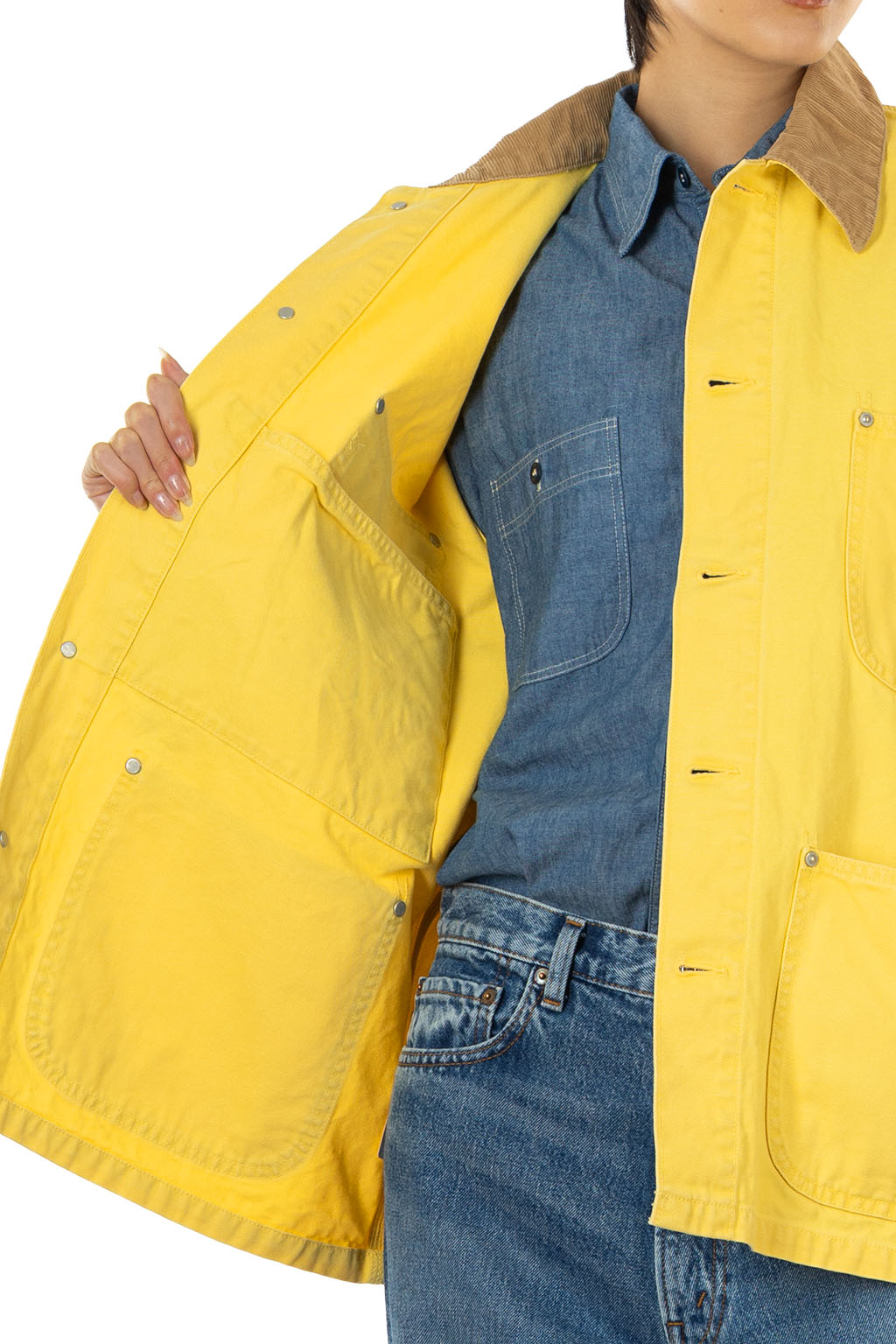 OrSlow - Relaxed Fit Oxford Coverall - Egg