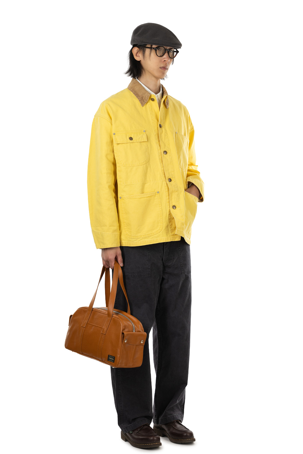OrSlow - Relaxed Fit Oxford Coverall - Egg