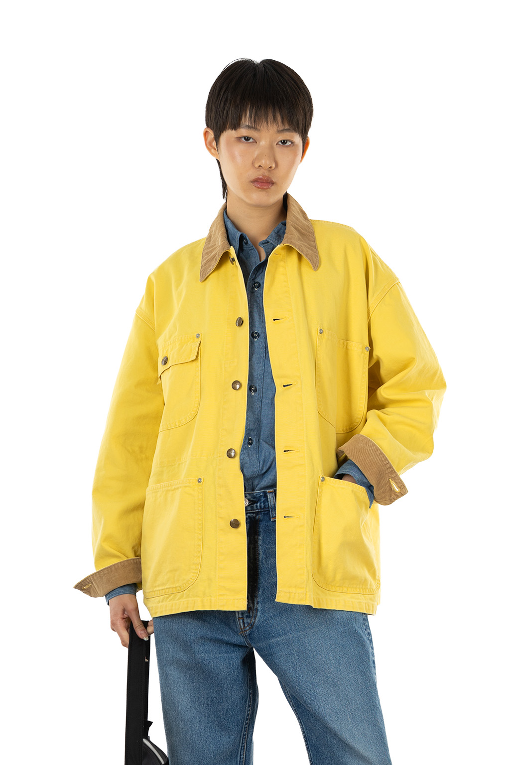 OrSlow - Relaxed Fit Oxford Coverall - Egg