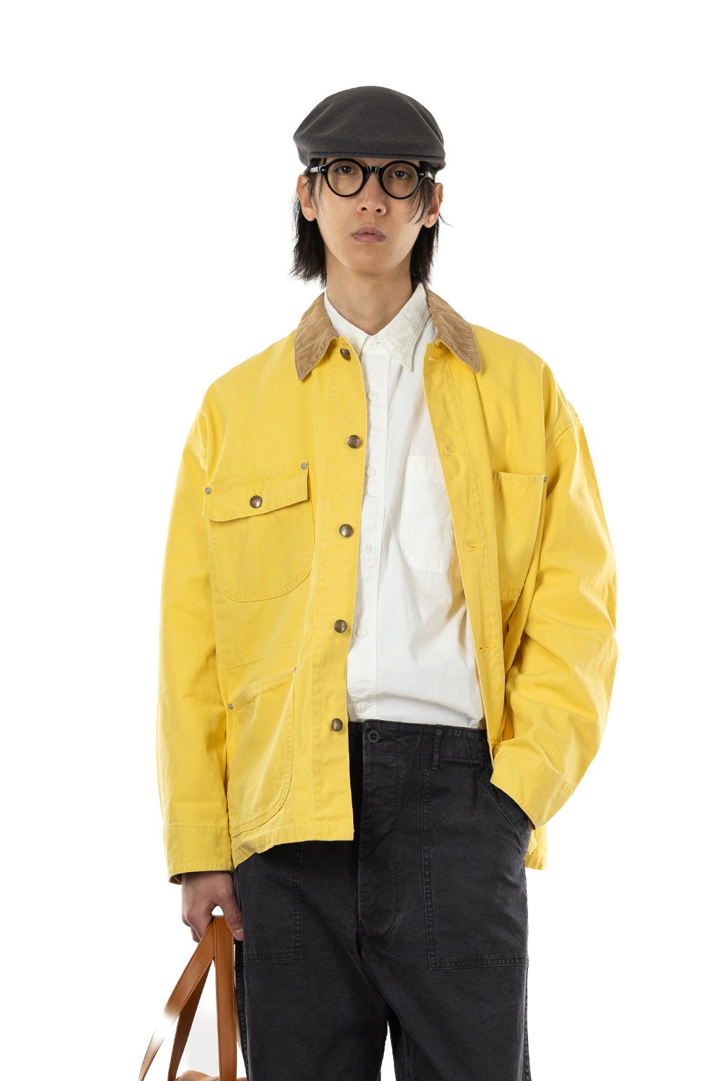 OrSlow - Relaxed Fit Oxford Coverall - Egg