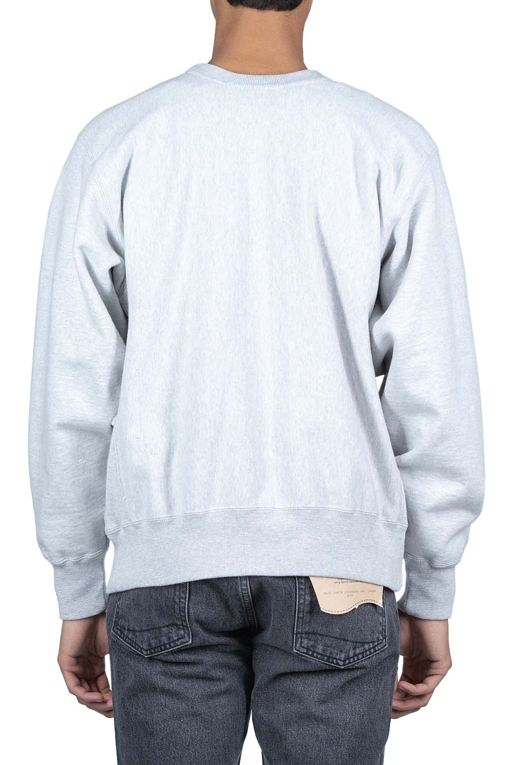 OrSlow Reverse Weave H. Weight Vintage Crew Sweat (ORSL)- Light Gray