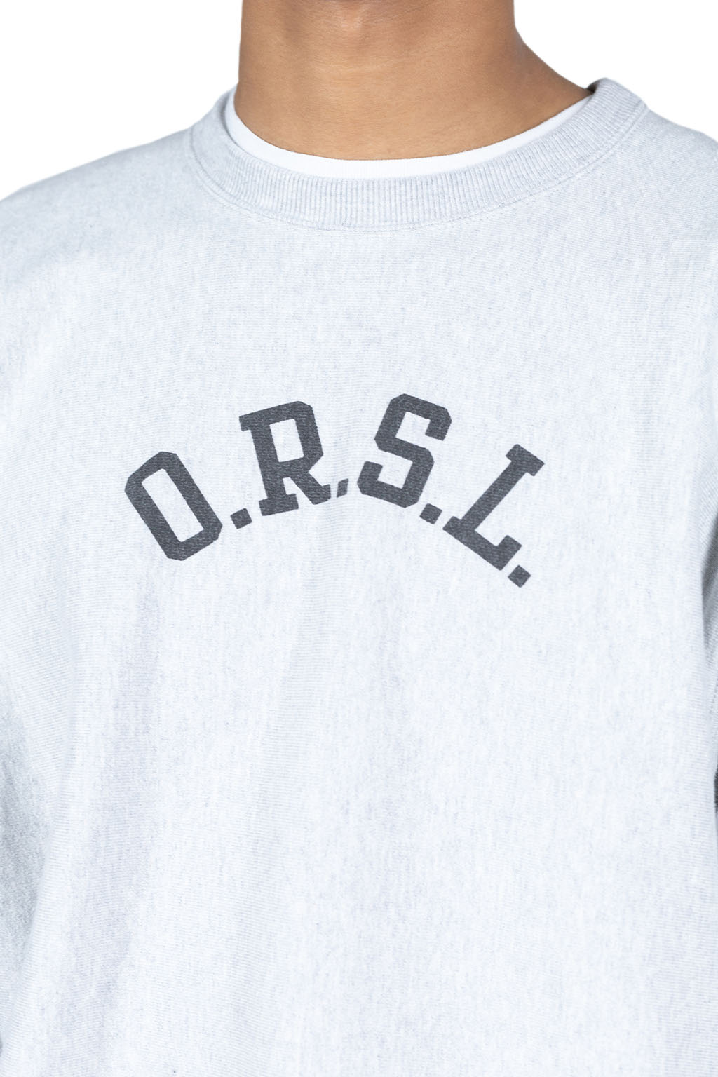 OrSlow Reverse Weave H. Weight Vintage Crew Sweat (ORSL)- Light Gray