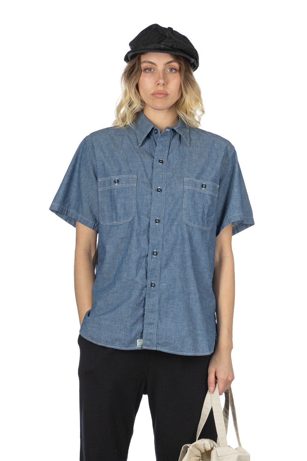 OrSlow - Short Sleeve Chambray Work Shirt