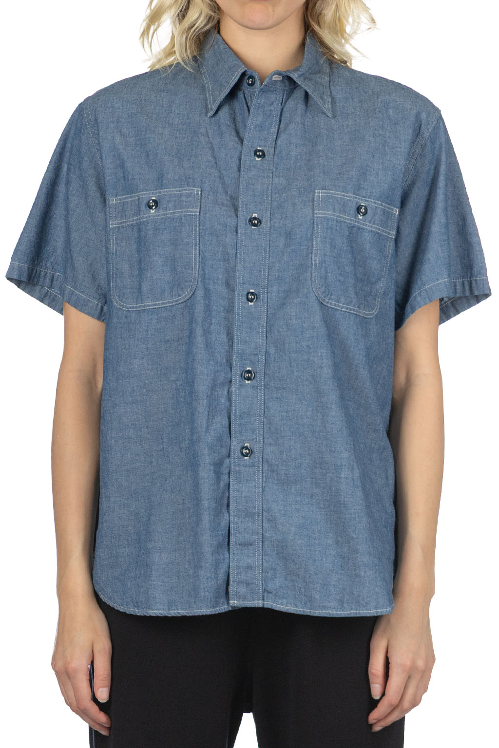 OrSlow - Short Sleeve Chambray Work Shirt