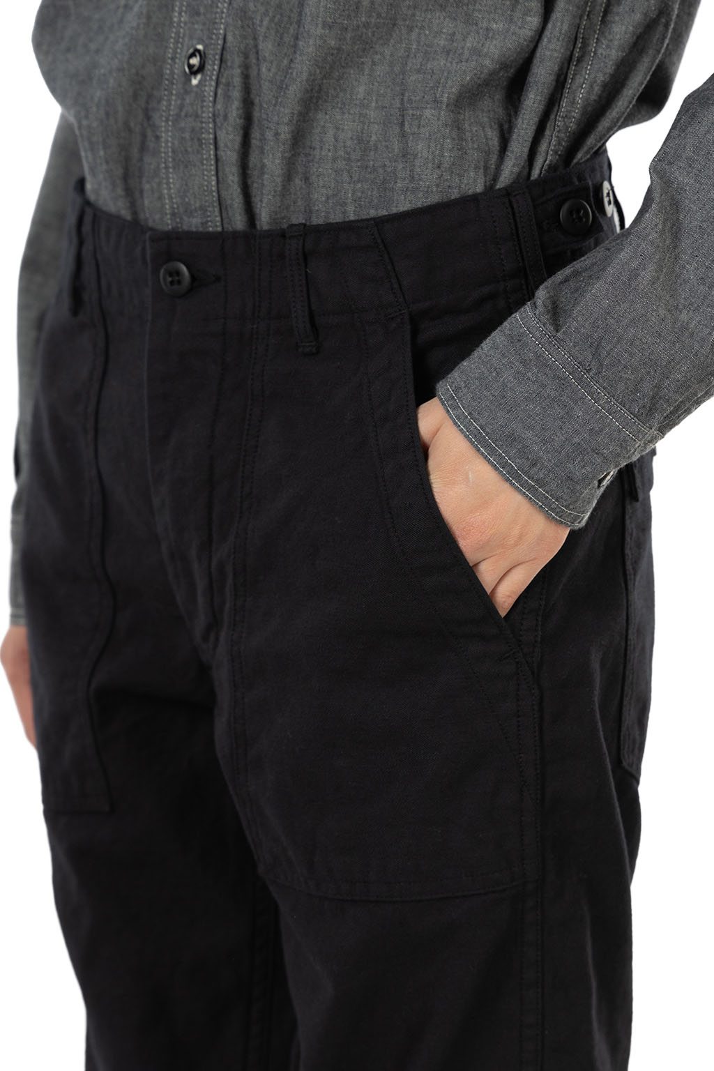 OrSlow - Slim Fit Fatigue Pants - Black